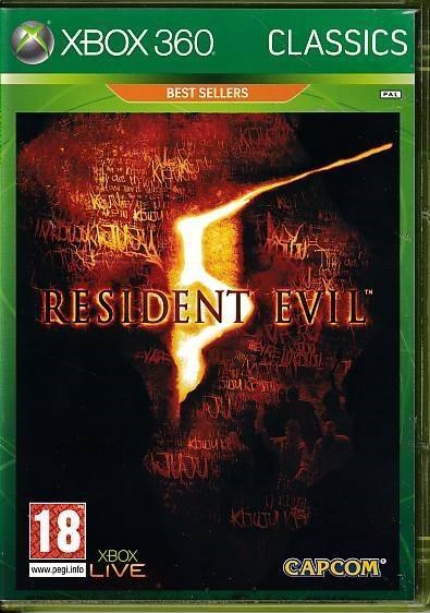 Resident Evil 5 - XBOX 360 - Classics (B Grade) (Genbrug)
